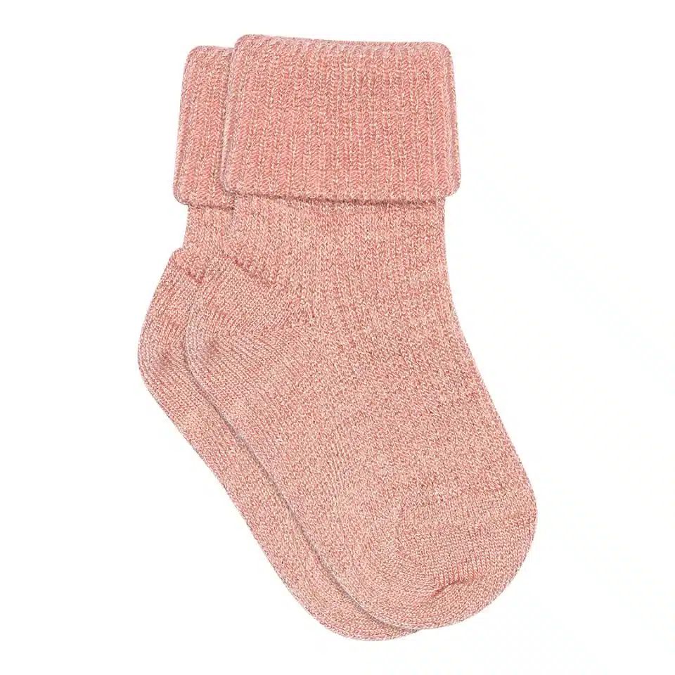 MP Denmark - Ida glitter socks - Silver Pink