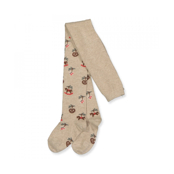 MP Denmark - Julle tights - Beige Melange