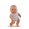 Paola Reina - Pop Puppegie blank jongen/lach/ondergoed - 21 cm