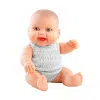 Pop Puppegie blank meisje/lach/ondergoed - 21 cm