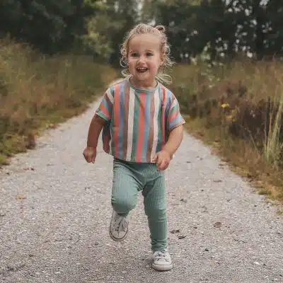 Your Wishes - Multi Stripes - Cropped Tee