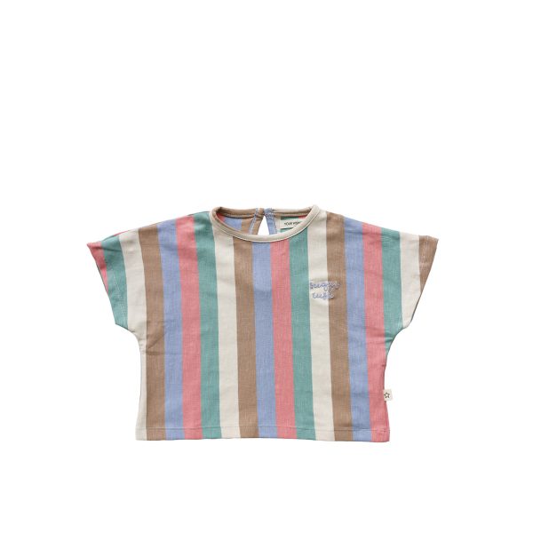 Your Wishes - Multi Stripes - Cropped Tee
