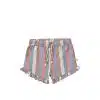Your Wishes - Multi Stripes - Ruffle Shorts