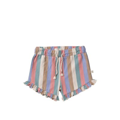 Your Wishes - Multi Stripes - Ruffle Shorts