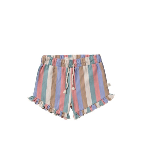 Your Wishes - Multi Stripes - Ruffle Shorts