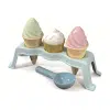 Dantoys - Cupcake en ijs met houder (8-delig) pastel