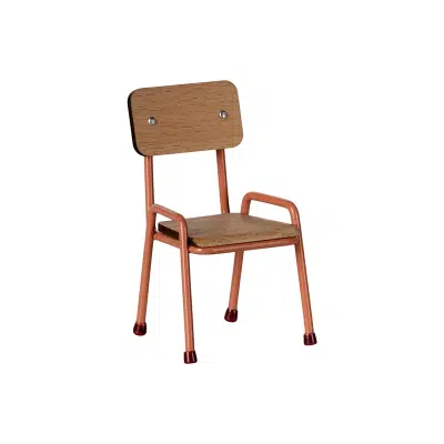 Maileg - Chair - Mouse - Coral