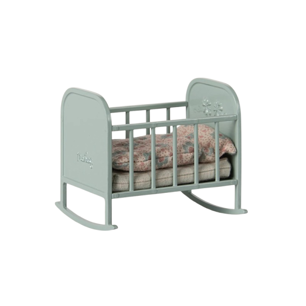 Maileg - Cradle - My - Blue mint