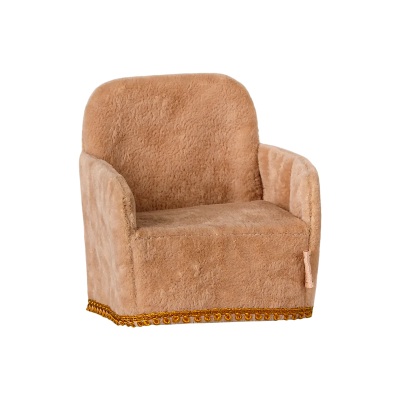 Maileg - Folding chair - Mouse - Powder
