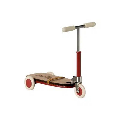 Maileg - Kick board - Mouse - Red