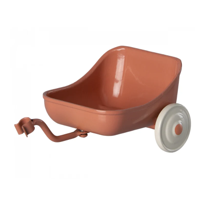 Maileg - Tricycle hanger - Mouse - Coral