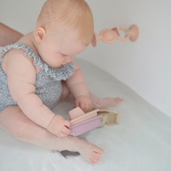 Mushie - Bath Boats - Pastel