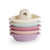 Mushie - Bath Boats - Pastel