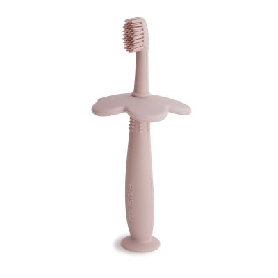 Mushie - Flower Toothbrush - Blush