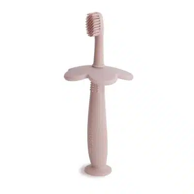 Mushie - Flower Toothbrush - Blush