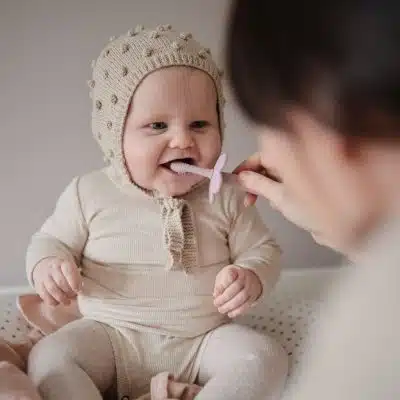 Mushie - Flower Toothbrush - Tradewinds