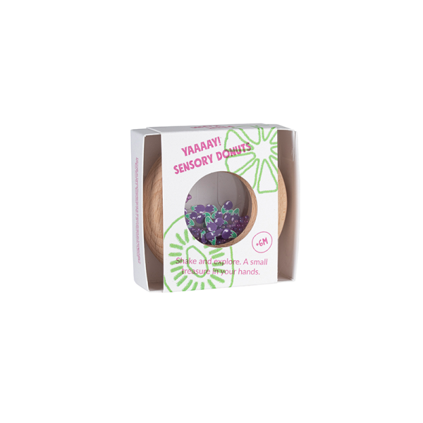Petit Boum - Sensorische Donut - Aubergine