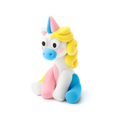 Hey Clay - Rainbow Unicorn - Lighty