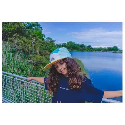 Lil' Boo - Block Block Jasmine - Orange/Blue