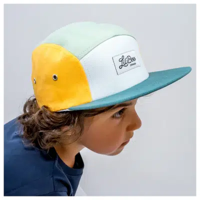 Lil' Boo - Block Block Yellow Green - Dusty Green/Yellow/White-Green