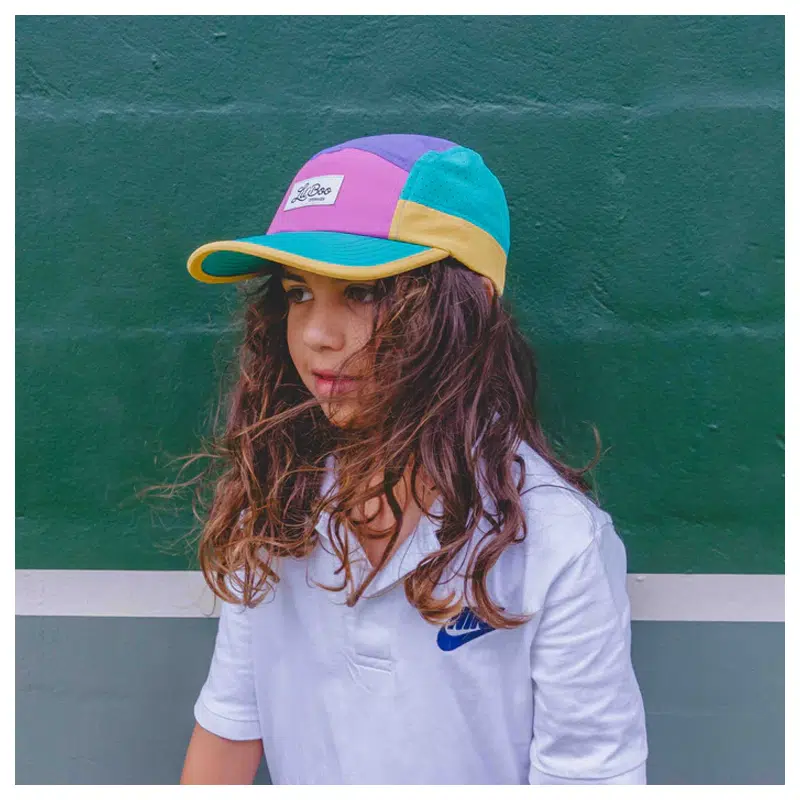 Lil' Boo - Sports Cap - Green/Purple - Purple/Green/Pin