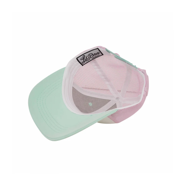 Lil' Boo - Trucker Cap - Purple/Mint