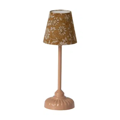 Maileg - Vintage floor lamp - Mouse - Dark powder
