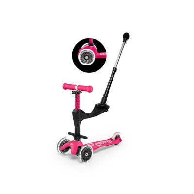 Micro - Mini Deluxe 3in1 Push - LED - Roze