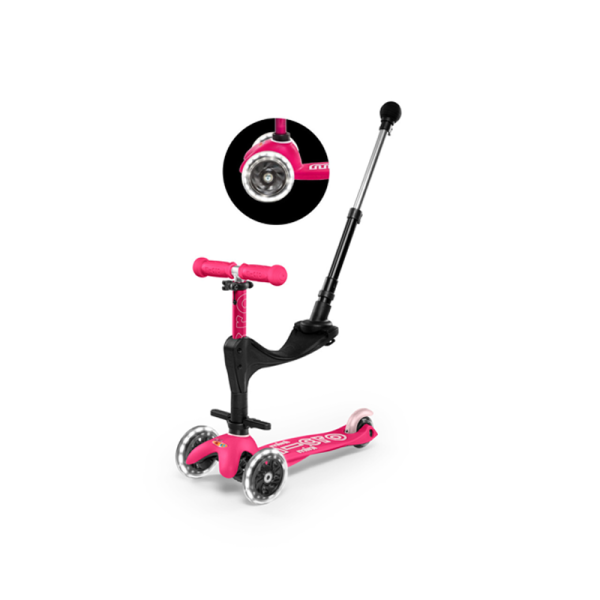Micro - Mini Deluxe 3in1 Push - LED - Roze