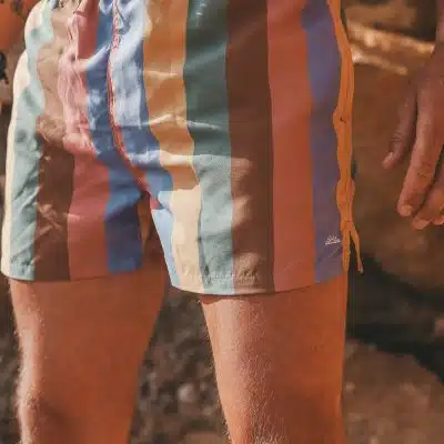 Salted Stories - Multi Stripe - Swim Shorts Men