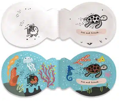 Wee Gallary - Badboekje - Shaped Bath Book – Fish & Friends