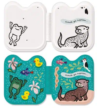 Wee Gallary - Badboekje - Shaped Bath Book – Fish & Friends