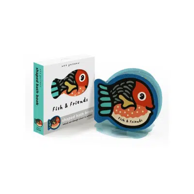 Wee Gallary - Badboekje - Shaped Bath Book – Fish & Friends