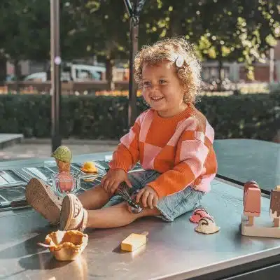 Your Wishes - Check Knit - Chunky Sweater