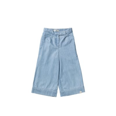 Your Wishes - Slub Denim - Wide Leg Pants