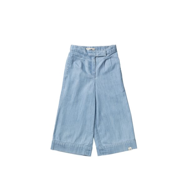 Your Wishes - Slub Denim - Wide Leg Pants