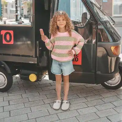 Your Wishes - Stripe Knit - Chunky Sweater