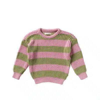 Your Wishes - Stripe Knit - Chunky Sweater