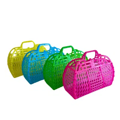 Androni - Retro tas met glitters (Assorti 4 kleuren)