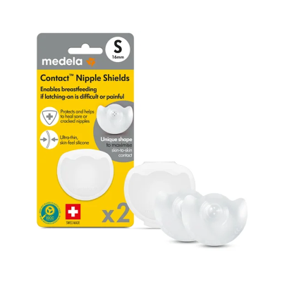 Medela - Contact tepelhoedje L (per paar) incl. bewaardoosje