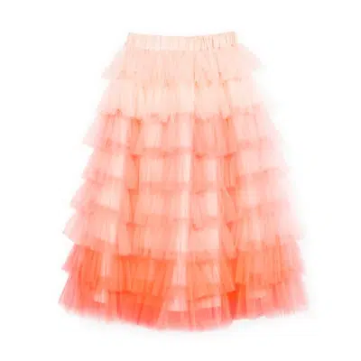 Ratatam - Frills Skirt - Orange