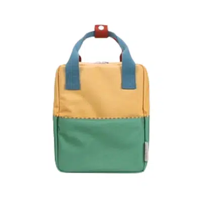 Sticky Lemon - Backpack small - Colourblocking - Sandy Yellow & Aquatic Green