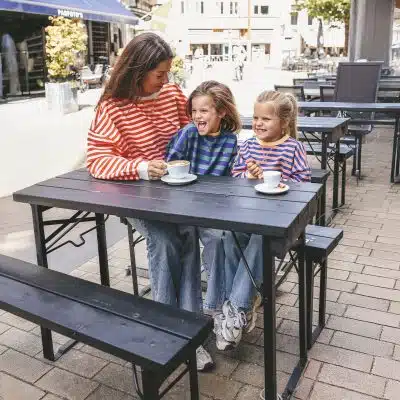 Your Wishes -Stripe French Knit - Sweater - Bottle Green