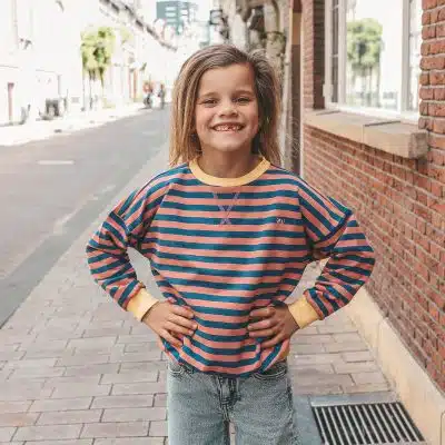 Your Wishes - Stripe French Knit - Sweater - Limoges