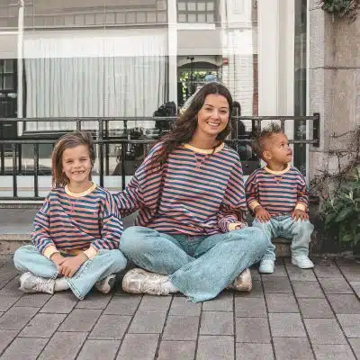 Your Wishes - Stripe French Knit - Sweater - Limoges