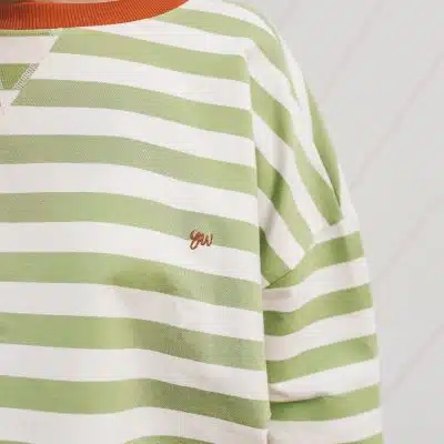 Your Wishes - Stripe French Knit - Sweater Mom