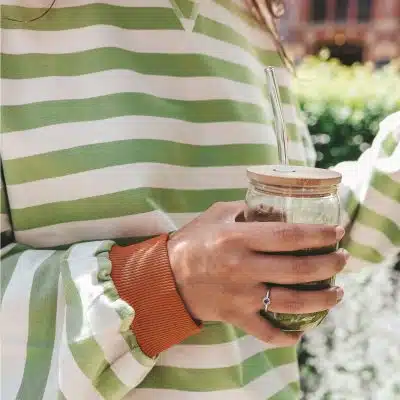 Your Wishes - Stripe French Knit - Sweater Mom