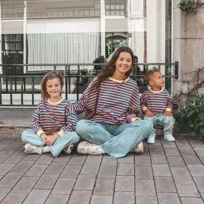 Your Wishes - Stripe French Knit - Sweater Mom - Limoges
