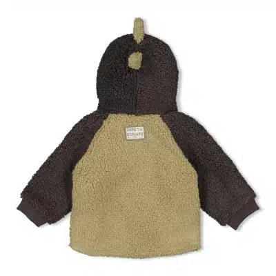 Feetje - Bouclé jasje met capuchon - Rawrsome