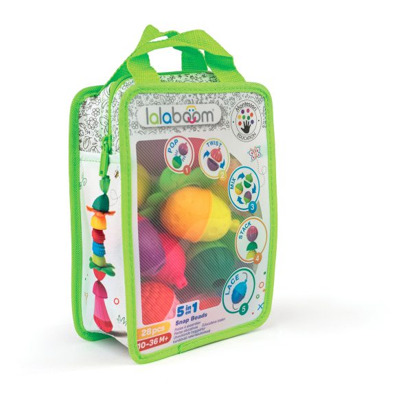Lalaboom - Educatieve kralen en accessoires (28 st)